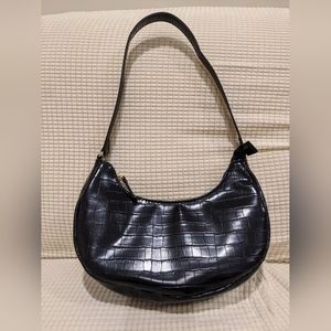Black shoulder bag (used once)